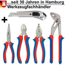 Zangen Set 5 tlg Radiozange Kombizange Spitzzange Wasserpumpen zange