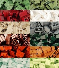 100x LEGO Mauerstein Bricks 98283 Weiß/Grau /Tan/Sand/Grün/Orange/Rot/Blau/Beige