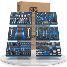 Werkstattwagen Einlagen Blau