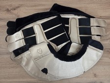 4er Set Gamaschen und Glocken, Kunstfell, RidersChoice, Bronze, Größe L und XL