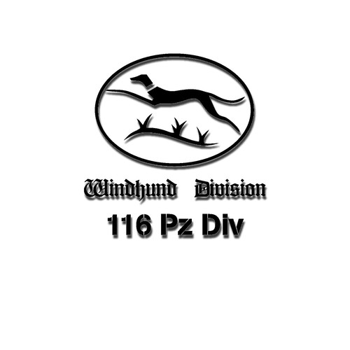 Aufkleber windhund division - aufkleber,