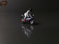 1/87 BMW M Sport S1000RR S1000R Bike Racing Motorrad Fahrzeug mit Figur H0 HO