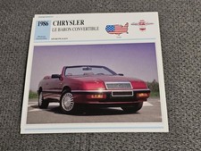 Chrysler Le Baron Convertible