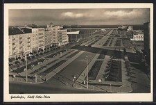 Gotenhafen / Gdynia, Blick auf den Platz, Ansichtskarte 