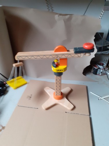 Holzdrehkran holzspielzeug