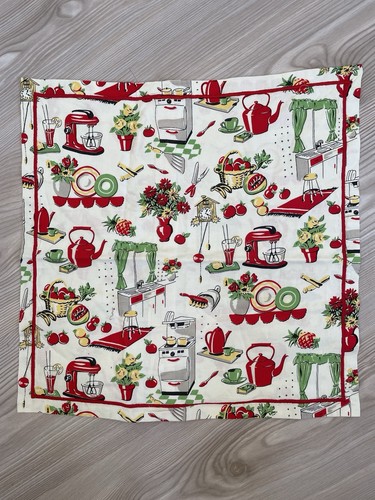 Kissenbezug 40x40 küche retro - kissenbezug,