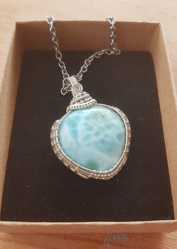 Wunderschöne larimar kette - wunderschöne, larimar-kette