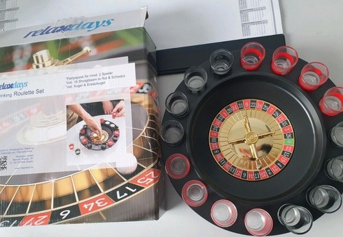 Relaxdays roulette trinkspiel - roulette,