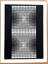 Almir Mavignier, Nr.5, 3 Exemplare, handsign., num., Permutation, 1960/61