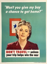 Original vintage wwii poster - wwii,