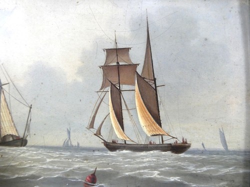Maritimes ölbild 1900 - Ölbild,
