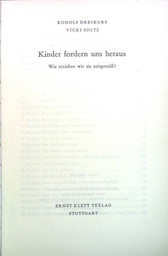 Kinder fordern uns heraus wie - uns, heraus.