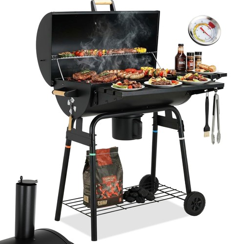 Xxl grillwagen holzkohlegrill - grillwagen,