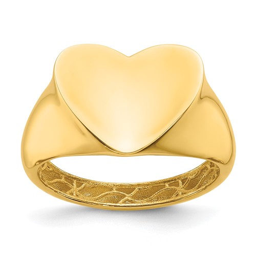 Karat gelbgold fingerring - karat,