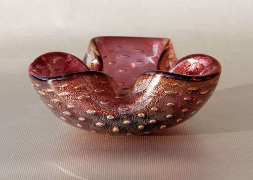 Murano glasschale amethyst - glasschale,