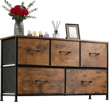 5-Schubladen Stoffkommode für