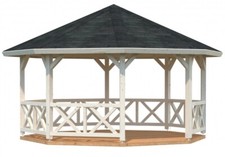8-Eck Gartenlaube Betty 18m²