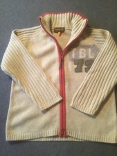Timberland Strickjacke Weste Wolle Jacke  Jungen beige  Größe  110, top