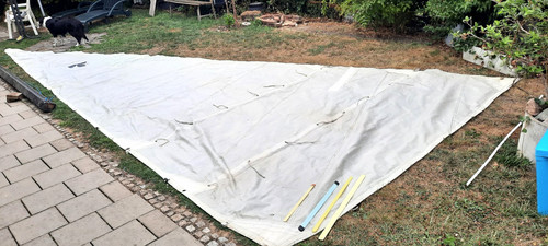 Großsegel weiß 50hoch x - großsegel,