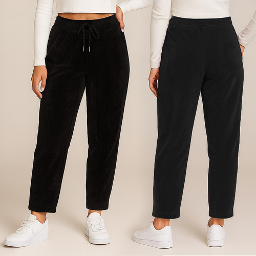 Damen cord optik hose - damen,