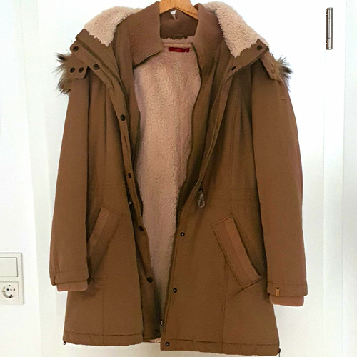 Edc damen parka braun xl - braun, gr.