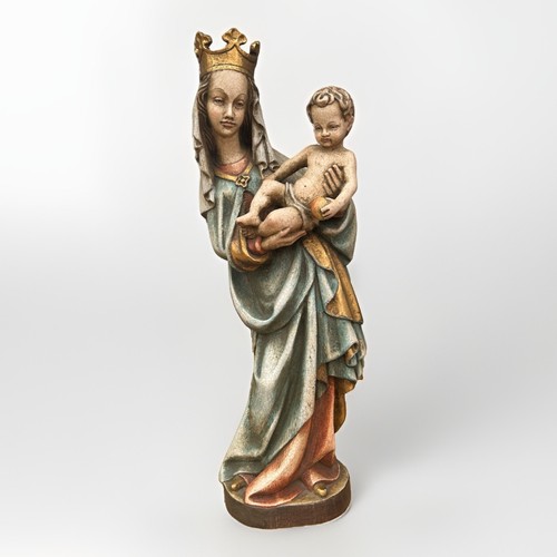 Madonna holz geschnitzt cm - madonna, 55