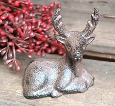 Mini Hirsch Gusseisen Nostalgie  Landhaus Jagd  Weihnachten Herbst  ❤ NEU ❤