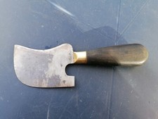 Altes Sattlermesser Ledermesser Viertelmond Messer Sattler Leder