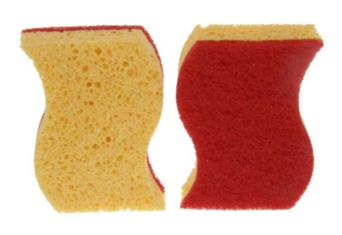 Blanco spontex schwamm rot 2 - schwamm, (2
