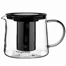 Glasteekannen Teezubereitung