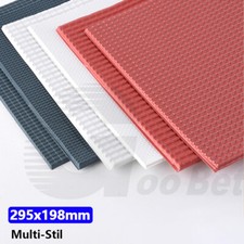 295mmx198mm Kunststoff Dachziegel Dachplatte Modellbau Landschaftsbau Layout DIY