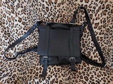 Tasche Handtasche Rucksack Umhängetasche Schultertasche schwarz neu Kunstleder