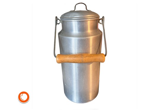 Antike milchkanne aluminium - milchkanne,