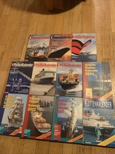 Konvolut 11x Köhlers Flottenkalender 2000-2009 Marine, Schifffahrt, Fischerei