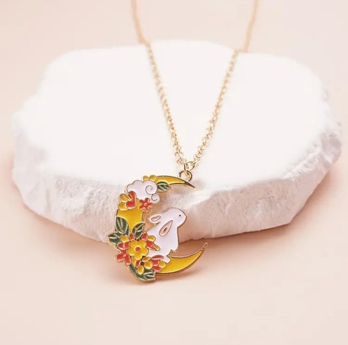 Goldene halskette hase mond - goldene,