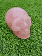 Rosenquarz Kristall Schädel