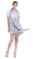 Damen lang einfarbig Satin