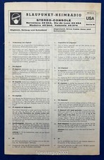 Blaupunkt Stereo Console