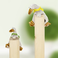 Topfhänger Ente Gundi Keramik (G28516) Topfdeko Gartendeko