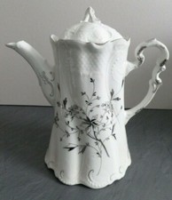Kaffeekanne "Zur Silberhochzeit" Weimarer Porzellan ca.1848-1933 nach Markierung