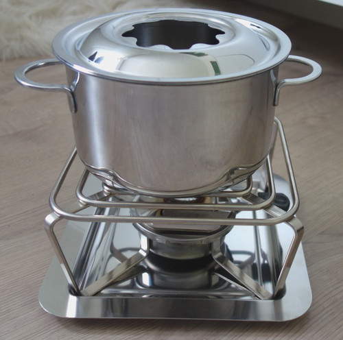 Fondue fonduetopf mit - mit, brenner