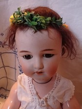 alte große Porzellan Kopf Puppen Ch.Bergmann Simon &Halbig 13 1/2