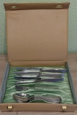 ABS Rostfrei DDR Besteck Besteckkasten Menübesteck Klassisches Design 18tlg.