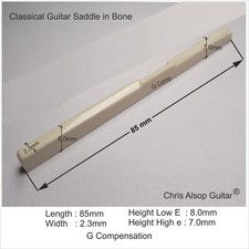 Klassische Gitarre Knochen