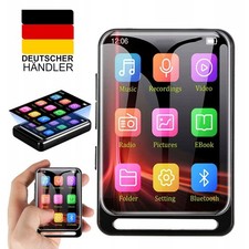 Support 128GB Bluetooth MP3 Player HiFi Bass Musik Spieler HD mit FM Radio DE