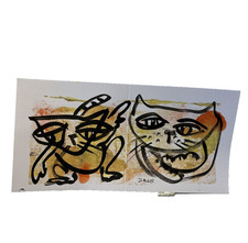 Zeichnung Katzen 2 Bilder auf