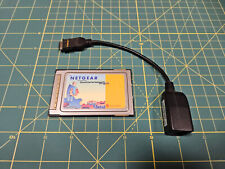 Netgear FA510 PCMCIA Fast Ethernet Netzwerkkarte inkl. Anschlusskabel *Retro*