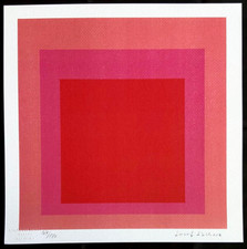 Josef albers lithographie coa - albers,