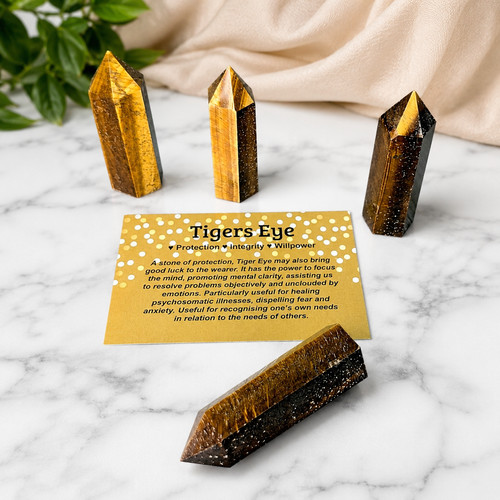 Natürliches tigerauge - natürliches,
