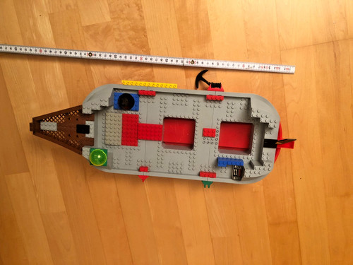 Lego piraten schiff rumpf - rumpf, und